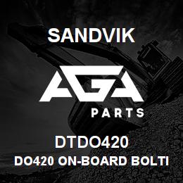 DTDO420 Sandvik DO420 ON-BOARD BOLTING SYSTEM | AGA Parts