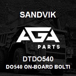 DTDO540 Sandvik DO540 ON-BOARD BOLTING SYSTEM | AGA Parts