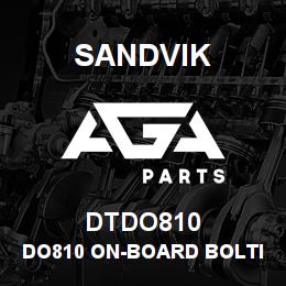 DTDO810 Sandvik DO810 ON-BOARD BOLTING SYSTEM | AGA Parts