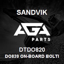 DTDO820 Sandvik DO820 ON-BOARD BOLTING SYSTEM | AGA Parts