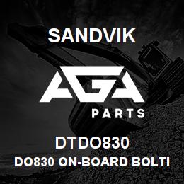 DTDO830 Sandvik DO830 ON-BOARD BOLTING SYSTEM | AGA Parts