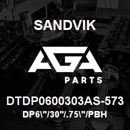 DTDP0600303AS-573 Sandvik DP6"/30'/.75"/PBHF/412B/ST52/SKF | AGA Parts