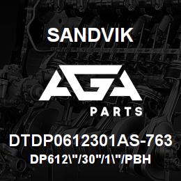 DTDP0612301AS-763 Sandvik DP612"/30'/1"/PBHF/412B/ST52/DML | AGA Parts