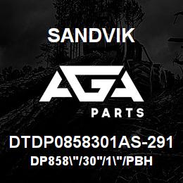 DTDP0858301AS-291 Sandvik DP858"/30'/1"/PBHF/6B/ST52/D90KS | AGA Parts