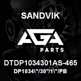 DTDP1034301AS-465 Sandvik DP1034"/30'/1"/PBHF/8B/ST52/B49R/6 | AGA Parts