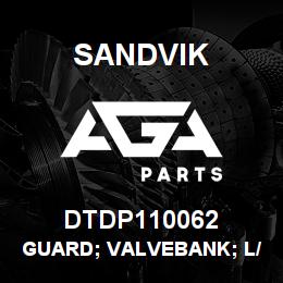DTDP110062 Sandvik GUARD; VALVEBANK; L/H REXROTH MK1 | AGA Parts
