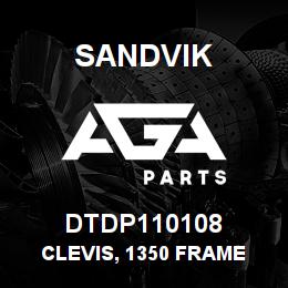DTDP110108 Sandvik CLEVIS, 1350 FRAME | AGA Parts