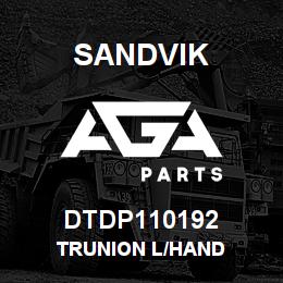 DTDP110192 Sandvik TRUNION L/HAND | AGA Parts