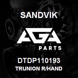 DTDP110193 Sandvik TRUNION R/HAND | AGA Parts