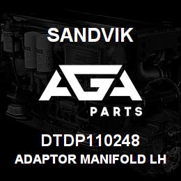 DTDP110248 Sandvik ADAPTOR MANIFOLD LH | AGA Parts