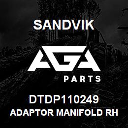 DTDP110249 Sandvik ADAPTOR MANIFOLD RH | AGA Parts