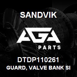 DTDP110261 Sandvik GUARD, VALVE BANK SIDE | AGA Parts