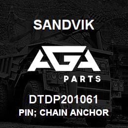 DTDP201061 Sandvik PIN; CHAIN ANCHOR | AGA Parts