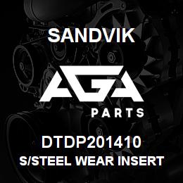 DTDP201410 Sandvik S/STEEL WEAR INSERT PROTECTOR | AGA Parts