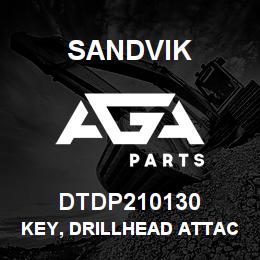 DTDP210130 Sandvik KEY, DRILLHEAD ATTACHMENT PLATE | AGA Parts