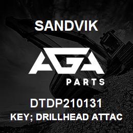 DTDP210131 Sandvik KEY; DRILLHEAD ATTACHMENT PLATE | AGA Parts