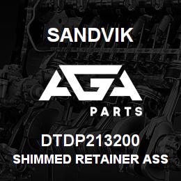 DTDP213200 Sandvik SHIMMED RETAINER ASSY;DRILLHEAD;MANU | AGA Parts