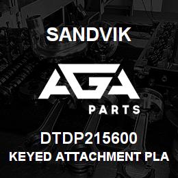 DTDP215600 Sandvik KEYED ATTACHMENT PLATE ASSEMBLY | AGA Parts