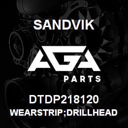 DTDP218120 Sandvik WEARSTRIP;DRILLHEAD ATTACHMENT PLATE | AGA Parts