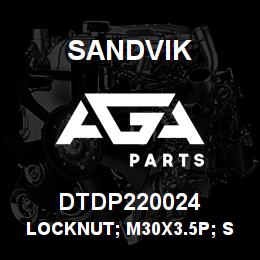 DTDP220024 Sandvik LOCKNUT; M30X3.5P; SPREADER BAR | AGA Parts