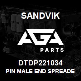 DTDP221034 Sandvik PIN MALE END SPREADER/BAR | AGA Parts