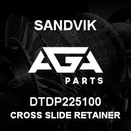 DTDP225100 Sandvik CROSS SLIDE RETAINER ASSEMBLY | AGA Parts