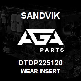 DTDP225120 Sandvik WEAR INSERT | AGA Parts