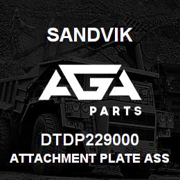 DTDP229000 Sandvik ATTACHMENT PLATE ASSY | AGA Parts