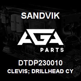 DTDP230010 Sandvik CLEVIS; DRILLHEAD CYLINDER | AGA Parts