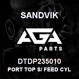 DTDP235010 Sandvik PORT TOP S/ FEED CYLINDER | AGA Parts