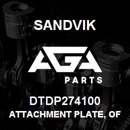 DTDP274100 Sandvik ATTACHMENT PLATE, OFFSET STYLE | AGA Parts