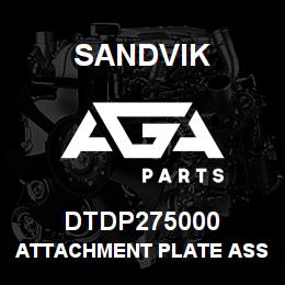 DTDP275000 Sandvik ATTACHMENT PLATE ASSEMBLY | AGA Parts
