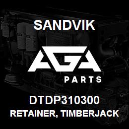 DTDP310300 Sandvik RETAINER, TIMBERJACK METRIC SELF ADJ | AGA Parts