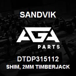 DTDP315112 Sandvik SHIM, 2MM TIMBERJACK RETAINER | AGA Parts