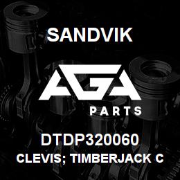 DTDP320060 Sandvik CLEVIS; TIMBERJACK CYLINDER | AGA Parts