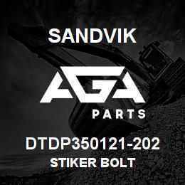 DTDP350121-202 Sandvik STIKER BOLT | AGA Parts
