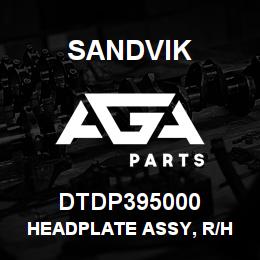 DTDP395000 Sandvik HEADPLATE ASSY, R/H POLY COATED | AGA Parts
