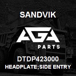 DTDP423000 Sandvik HEADPLATE;SIDE ENTRY UN2807 | AGA Parts