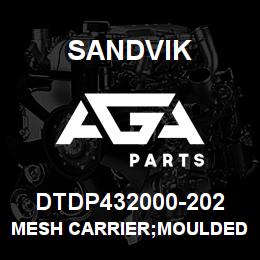 DTDP432000-202 Sandvik MESH CARRIER;MOULDED POLYURETHANE | AGA Parts