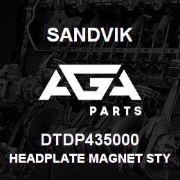 DTDP435000 Sandvik HEADPLATE MAGNET STYLE UN2807 | AGA Parts