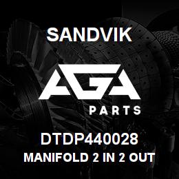 DTDP440028 Sandvik MANIFOLD 2 IN 2 OUT | AGA Parts