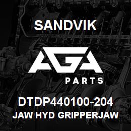 DTDP440100-204 Sandvik JAW HYD GRIPPERJAW | AGA Parts