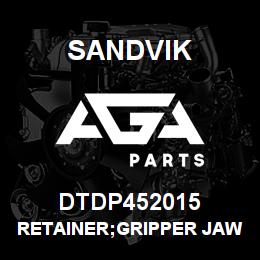 DTDP452015 Sandvik RETAINER;GRIPPER JAW;97MM HOLE CRS | AGA Parts
