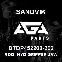 DTDP452200-202 Sandvik ROD; HYD GRIPPER JAW | AGA Parts