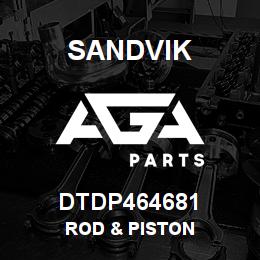 DTDP464681 Sandvik ROD & PISTON | AGA Parts