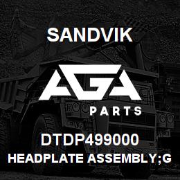 DTDP499000 Sandvik HEADPLATE ASSEMBLY;GRIPPERJAW | AGA Parts