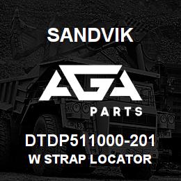 DTDP511000-201 Sandvik W STRAP LOCATOR | AGA Parts