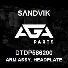 DTDP586200 Sandvik ARM ASSY, HEADPLATE ASSY | AGA Parts