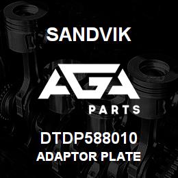 DTDP588010 Sandvik ADAPTOR PLATE | AGA Parts