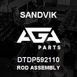 DTDP592110 Sandvik ROD ASSEMBLY | AGA Parts